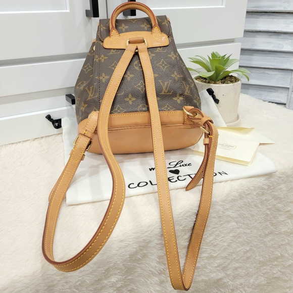 💕DISCONTINUED Very Rare Backpack LOUIS VUITTON Montsouris MINI Monogram - Picture 5 of 16